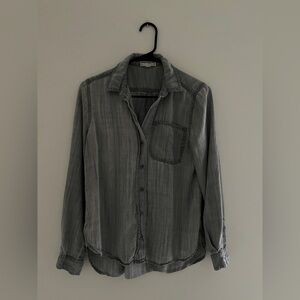 Gray Button-Up Shirt. Very soft and light weight!